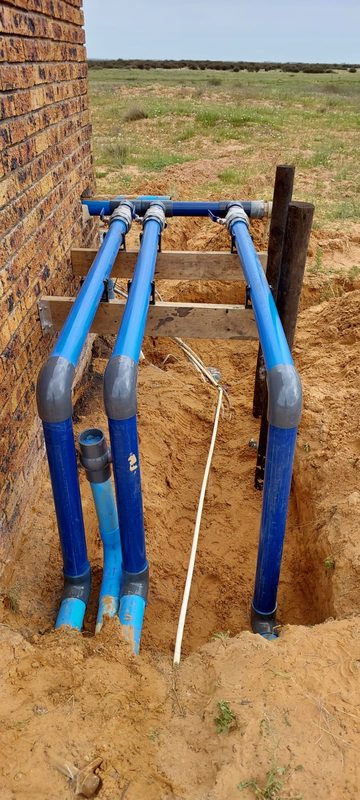 Fabricated frame on site